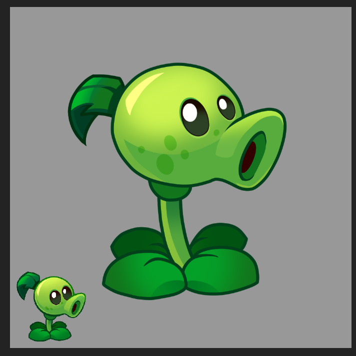 Rendered a peashooter in PVZ3's style, using proportions closer to PVZ1 and 2! #PVZ <a href="/PlantsvsZombies/">Plants vs. Zombies</a> #PlantsvsZombies