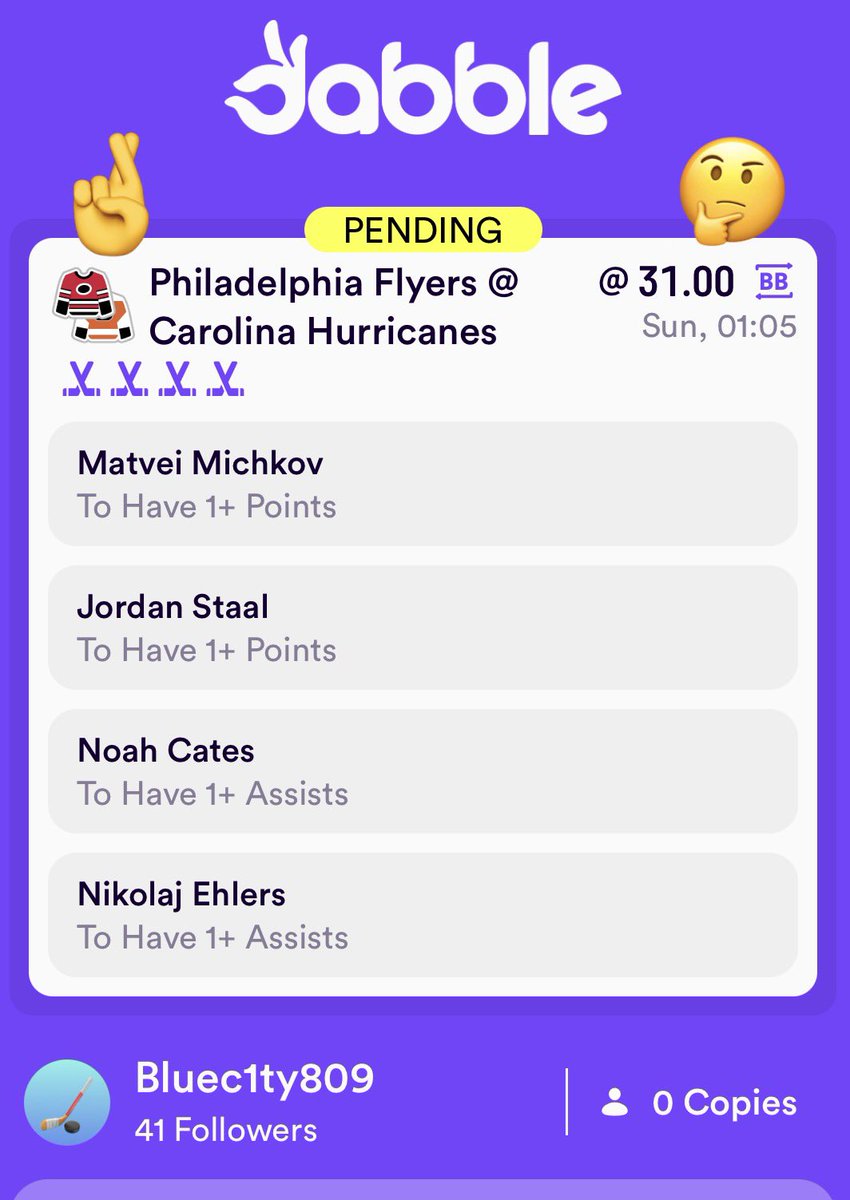 PdogTips's tweet photo. Flyers @ Hurricanes (Game 1). 🇺🇸🏒🇺🇸

Could be another dreary low score playoff but here are few long shot builders for game in the hope of some goals!

If using 365 could do just points if prefer not to take assists. https://t.co/8IkFoMHyTz