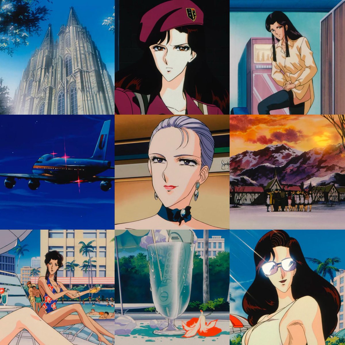 Retro anime aesthetic tweet media