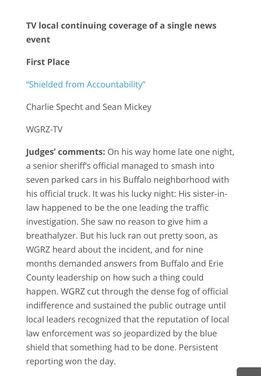BonasJSchool's tweet photo. Congratulations to #BonasJSchool grads @Charlie_Reports and @SeanMickey7 for earning a National Headliner Award for their investigative reporting @WGRZ!

https://t.co/XJ0U6Lo9XP https://t.co/uGJF5He7jA