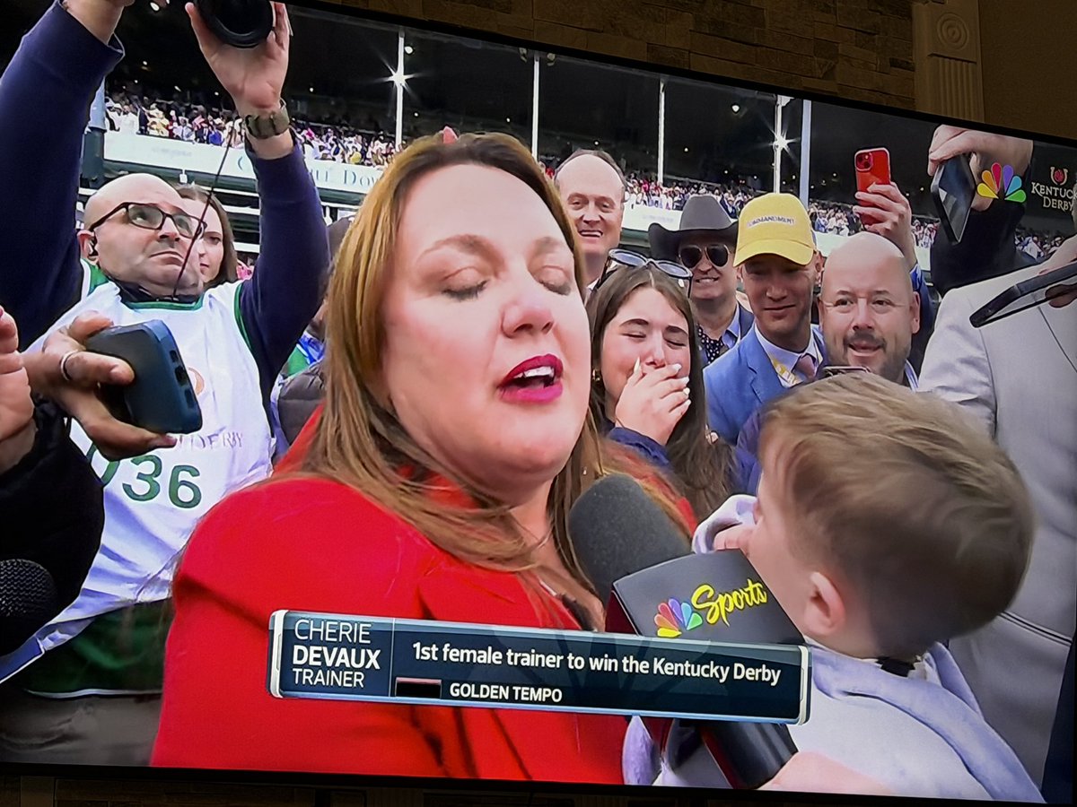 CaryCarbonaro's tweet image. Congratulations First #women trainer Cherie @KentuckyDerby #represent