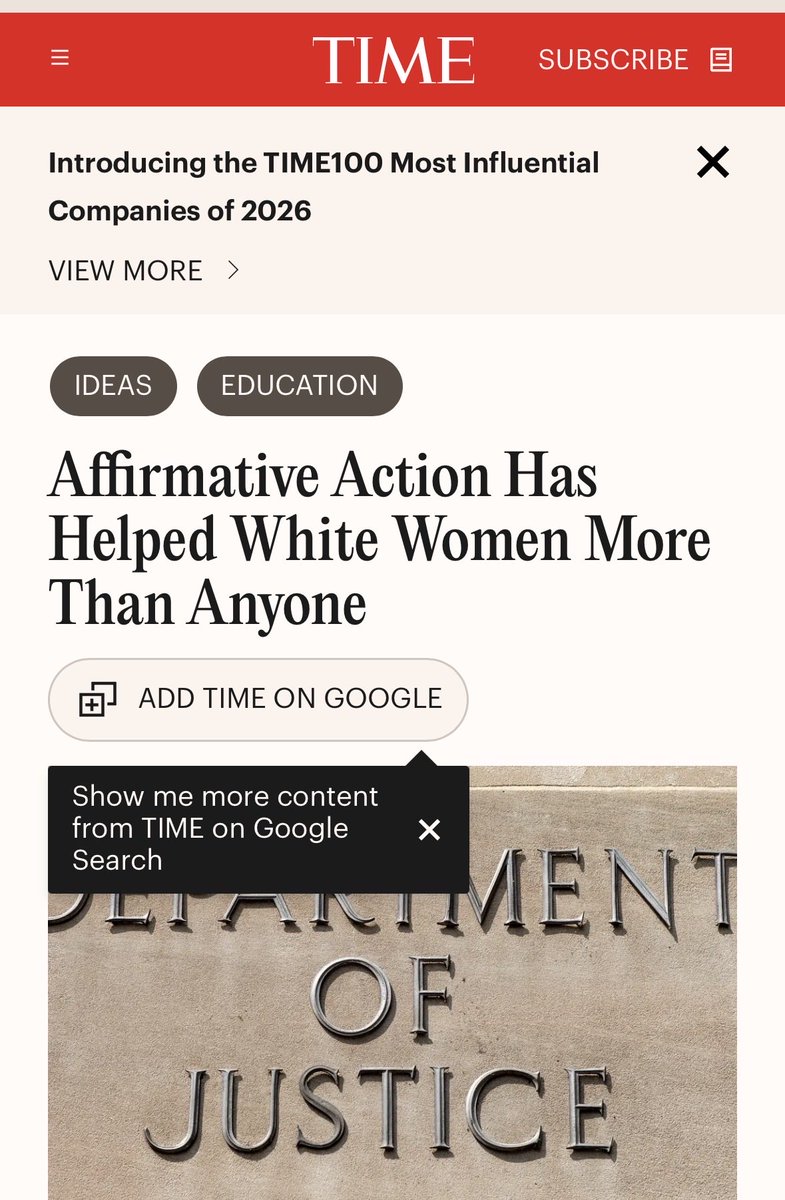 CH2887's tweet photo. @dammad417 @ryangrim @GoodVibePolitik may be a shock to you but the biggest beneficiary of AA in every measurable category is and has always been white women. White women in the eyes of AA are a minority because it factors gender. It’s not the POC taking your job because of AA, it’s Carol down the street. https://t.co/u7crby4aJn