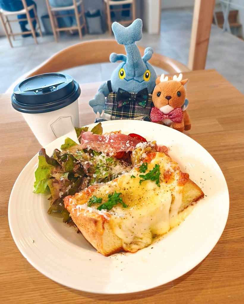 ハニーチーズトーストモーニング🍞
幸せな朝だね(˶'ᵕ'˶ )︎♡
 #ポケモンfit  #ヘラクロス