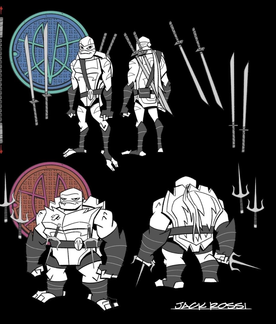 Daily_Mad_Dogs's tweet photo. Hamato Ninpō Turtles designs by Jack Rossi https://t.co/69s3SIBwKd