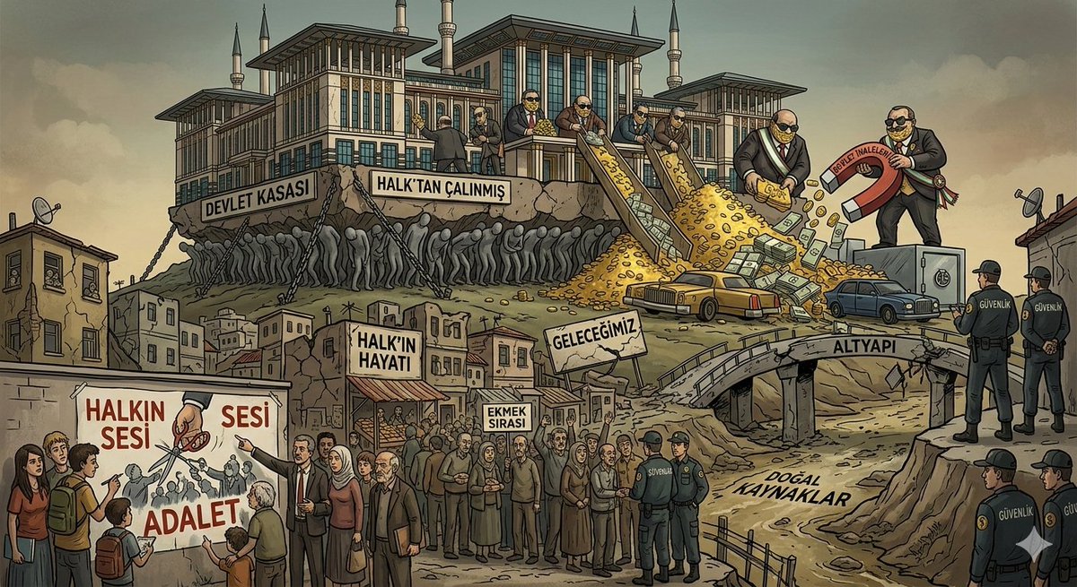 TuncayTT_'s tweet image. #AçıkveNet:
HIRSIZLAR ÇOK KALABALIK. 
#3Mayıs #Ekonomi #Enflasyon