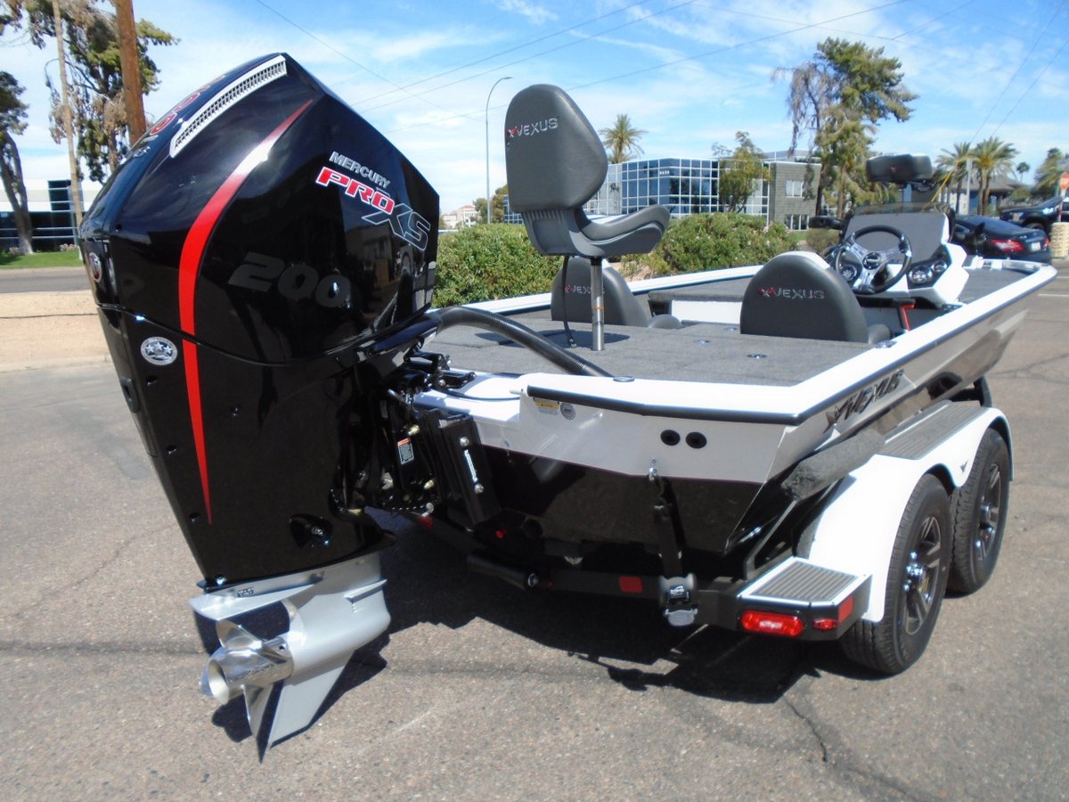 CompleteMarine's tweet photo. 2026 Vexus AVX2080
Powered by a Mercury 200 Pro XS V8 

Fast. Clean. Tournament-ready.
Built to run smoother, faster, and drier than typical aluminum rigs.  

Serious performance. Zero compromise.

Call Complete Marine today:  480-966-1595
#BoatForSale #BassFishing #BoatingLife https://t.co/wHT4uSUn8J