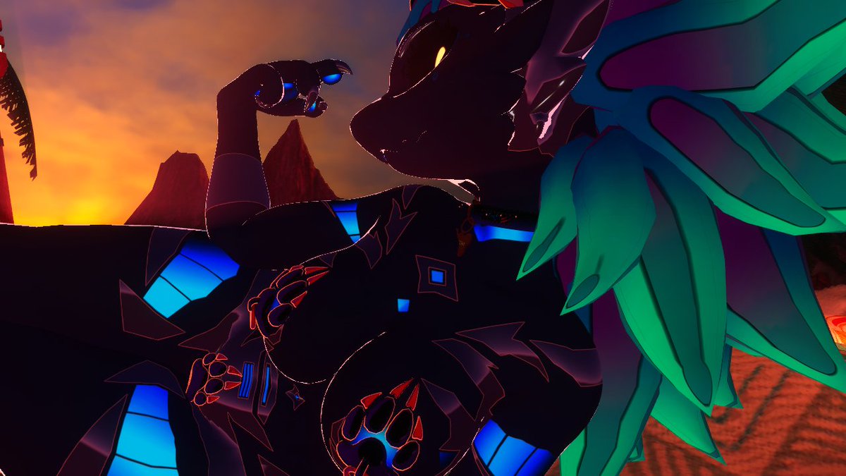 Love the sunset in this world 😊🩵 Thank you for helping with this <a href="/firestar396/">Firestar</a>  vrch.at/w6vvw4b4