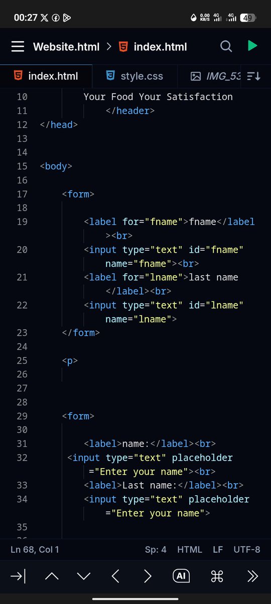Aibinu9090's tweet image. Still learning CSS 🎨

At first it felt confusing… then the box model and Flexbox started clicking.

Now I understand: • Padding = space inside
• Margin = space outside

Still learning. Still building.

#CSS #WebDevelopment #100DaysOfCode