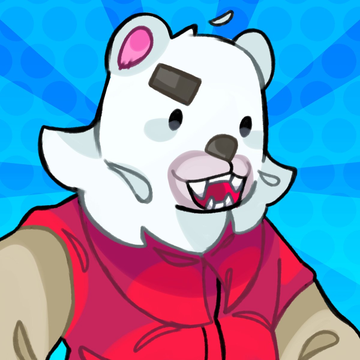 HEXCTUS's tweet image. That one Bear from BounceMaster (Two Versions)
#Furryart #digitalart #fanart
@BouncemastersX