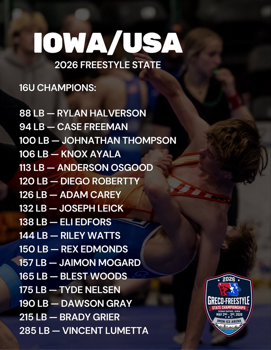 Iowa/USA Wrestling tweet media