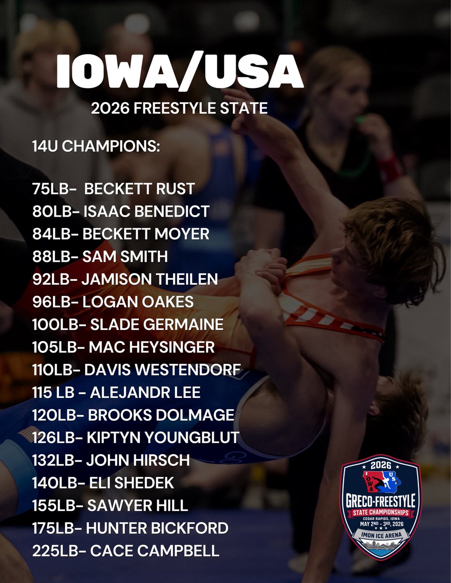 Iowa/USA Wrestling tweet media