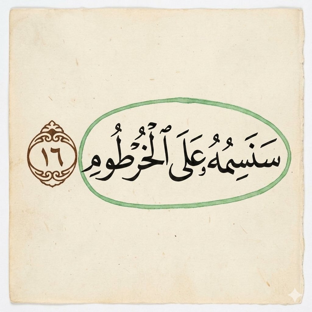 FAlryf98372's tweet photo. مامعنى {سَنَسِمُهُ عَلَى الْخُرْطُومِ}...؟؟ https://t.co/sPaYwuv8wN