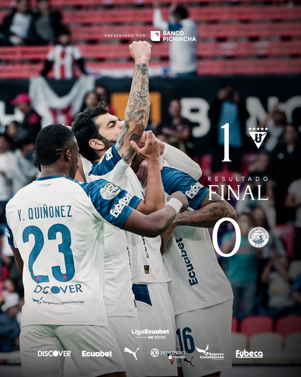 ¡Sumamos 3️⃣ en casa! 🤩

🆚 #LIGAGuayaquilCity  
🏆 #LigaEcuabetConectadaPorXtrim
