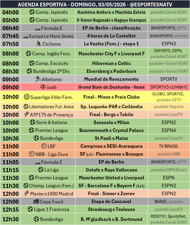 Esportes Na TV 📺 tweet media