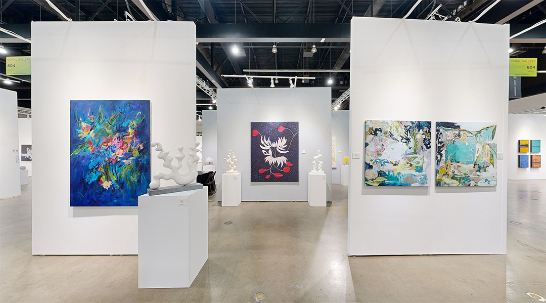 LAArtShow's tweet photo. Miami's Coral Gallery, founded in 2018 by Isabel Tassara, brought its roster of established Latin American artists to LA Art Show 2026. #LAArtShow2026 #CoralGallery #LatinAmericanArt https://t.co/PXRDWsKQ1Z