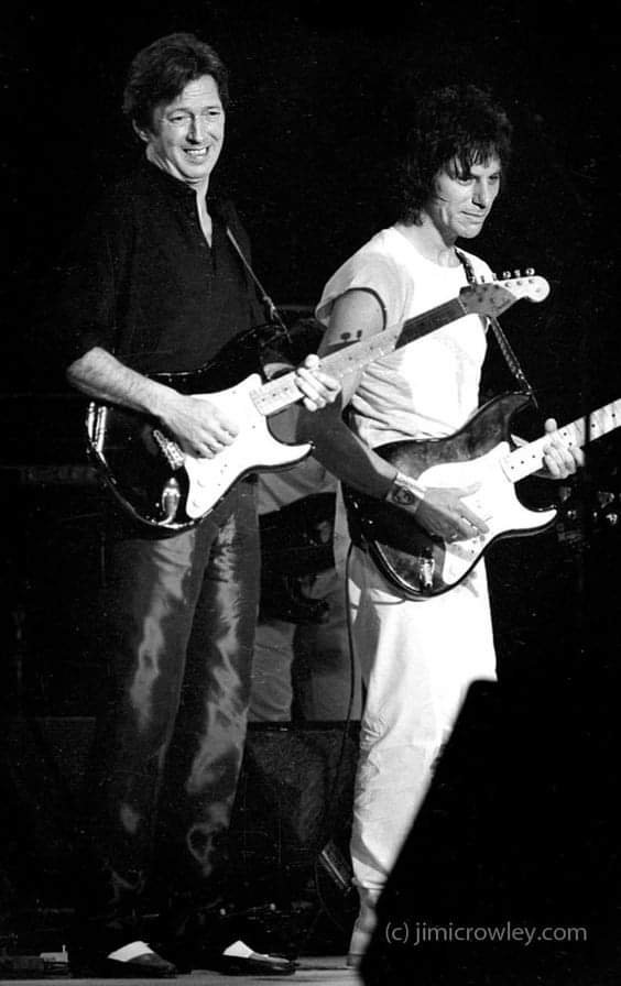 werthro's tweet photo. Eric Clapton and Jeff Beck. https://t.co/m1REYb4VOu