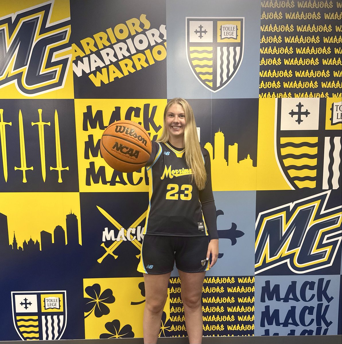 Kelsey_Miller32's tweet photo. COMMITTED!!🩵⚔️

Can’t wait to get to work @MerrimackWBB @CoachTraversi https://t.co/ooIyxVHxCa