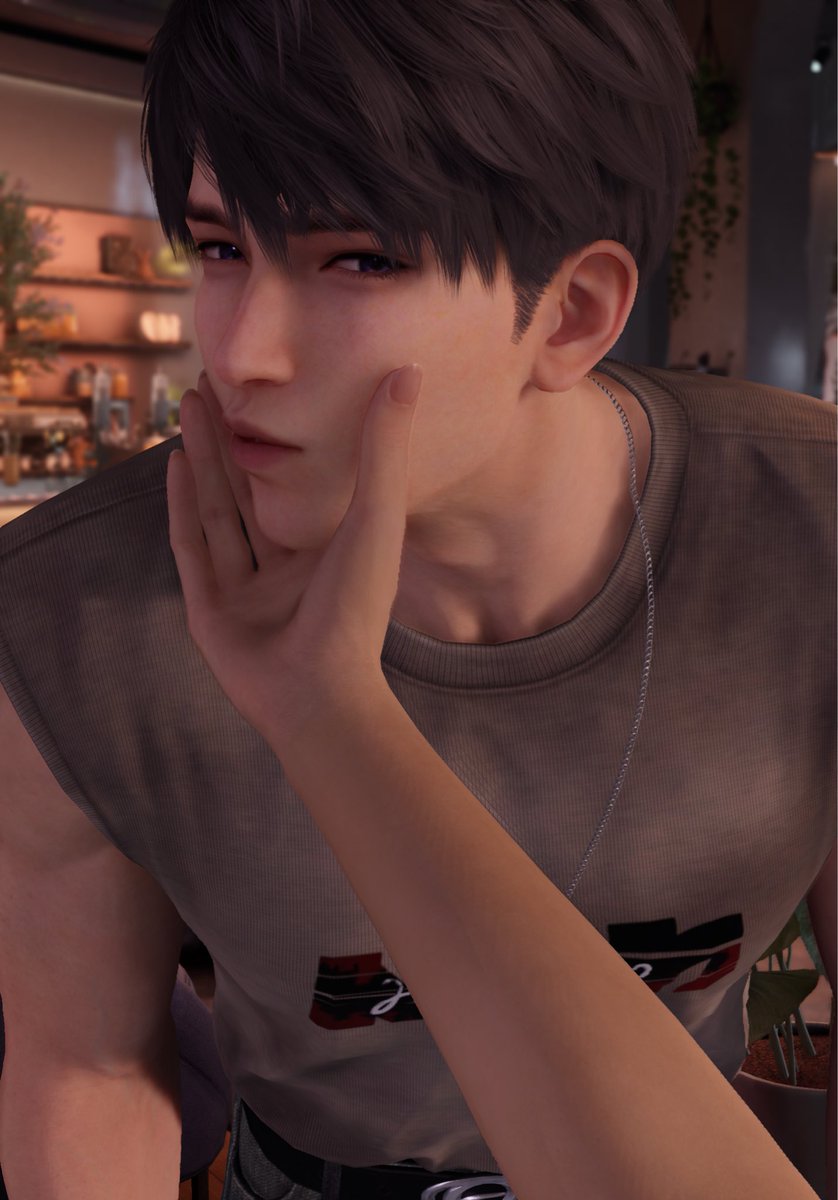 SuninDeepspace's tweet photo. Affinity went up after pulling his card and I got this Caleb interaction, I love him SO MUCH 😭💙🍎 https://t.co/n5jOQeZcBM