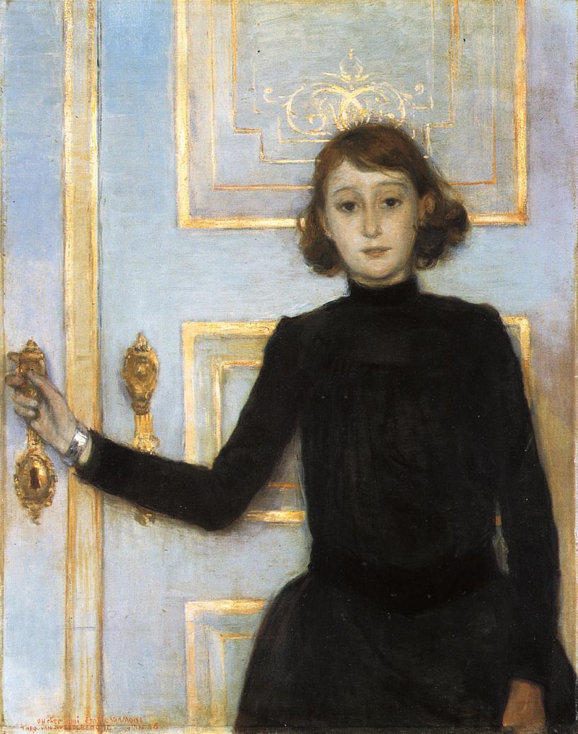 Portrait of Marguerite van Mons #artbots #vanrysselberghe