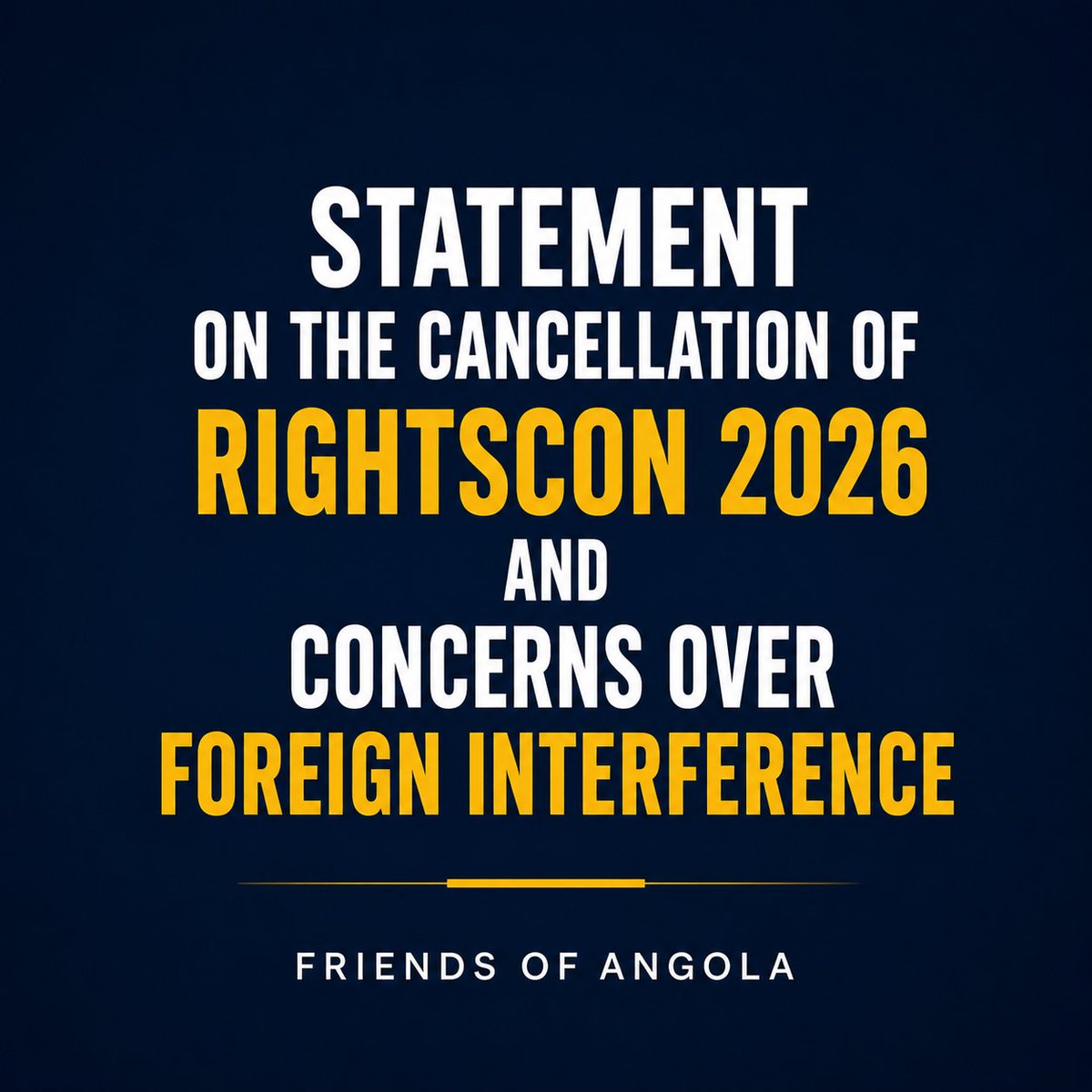 Friends of Angola tweet media