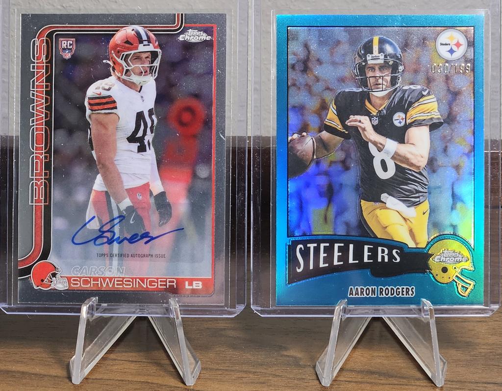 3bangerbreaks's tweet image. #Hits from the #Topps #Chrome #Football #Personal #Break for @spankymartha

#TBBCrew #NFL #Autograph #TBBReposts #tradingcards #thehobby