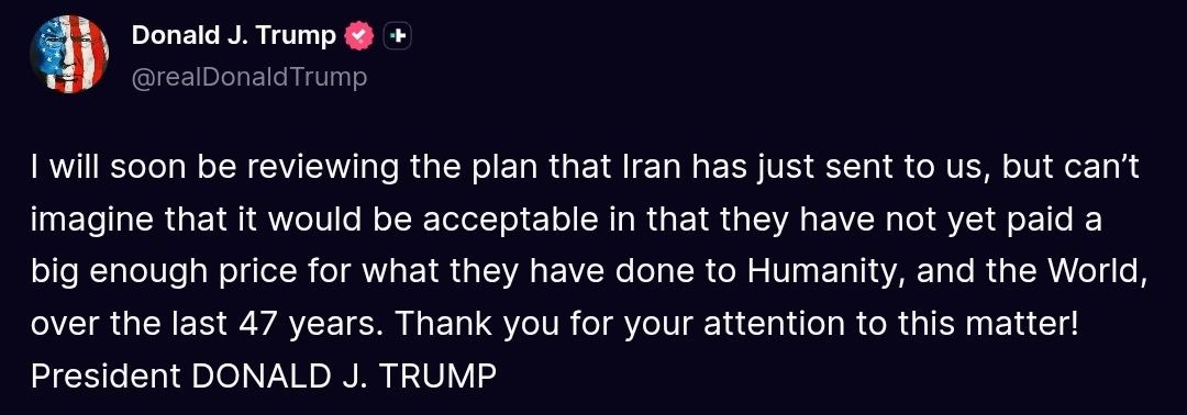 What exactly has Iran done to humanity in the last 47 years? And what about all the damage the US has done in the last 250?