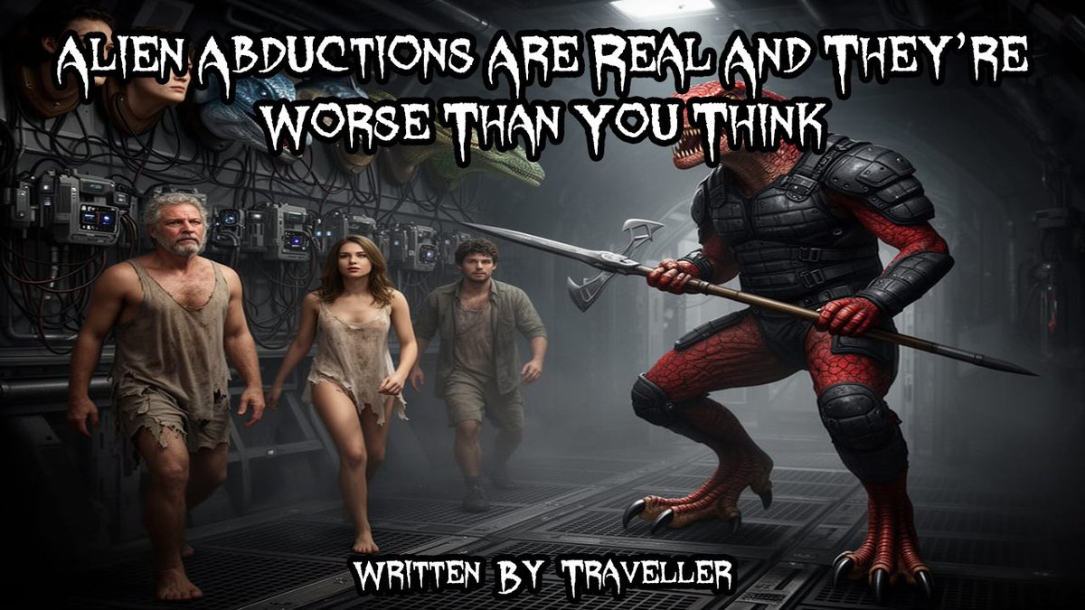 CryptidsRoost's tweet photo. Alien Abductions Are Real And They’re Worse Than You Think  👽  Space-Horror Creepypasta
https://t.co/WHH3L5GYSK https://t.co/6EJX9WB0Tx