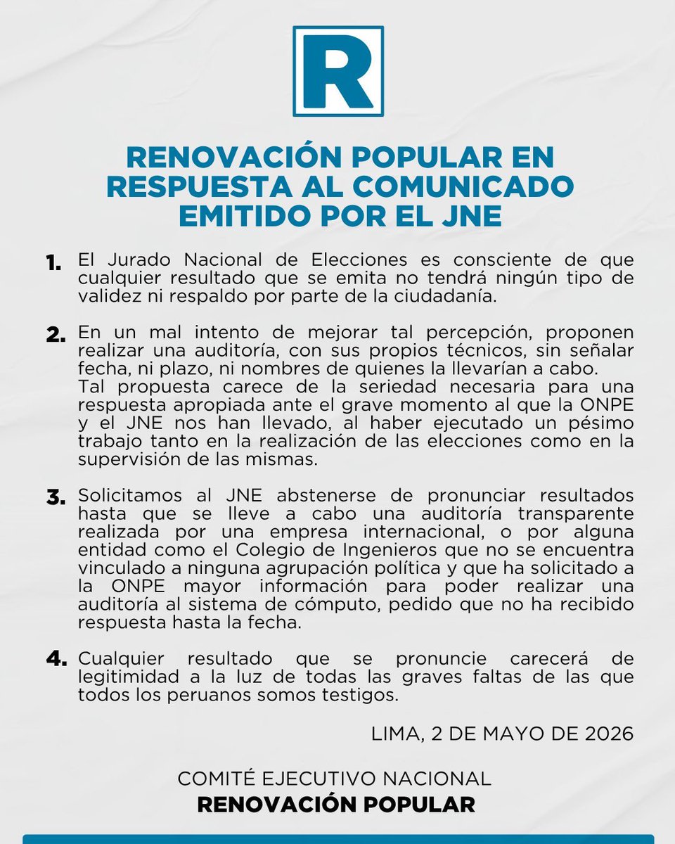 Rosa María Palacios tweet media