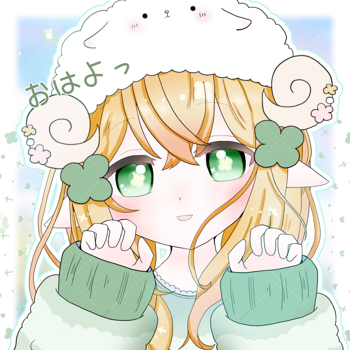 小花ぽぷり🍀ちびキャラモデル募集中！ tweet media