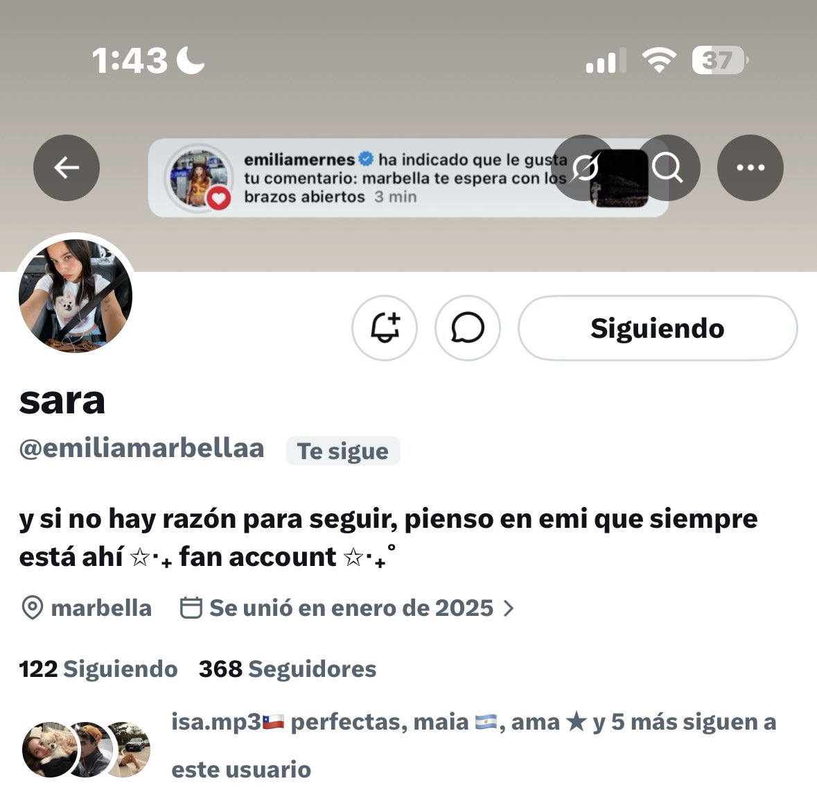sara tweet media