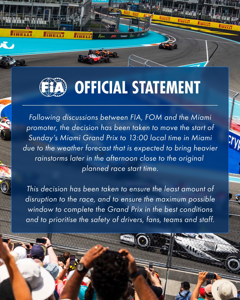 FIA tweet media