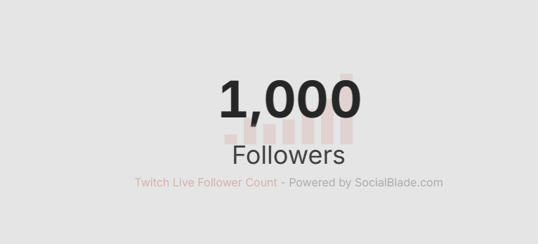 JayKoolan's tweet photo. 1k @Twitch https://t.co/qNBjPgJS34