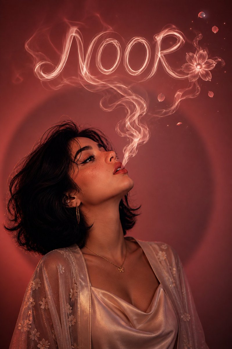 Ethereal Glow: Side Portrait of a Dreamy Woman - PromptGather image 1