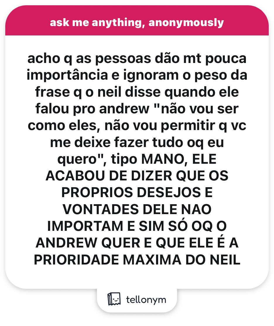 opiniões aftg tweet media