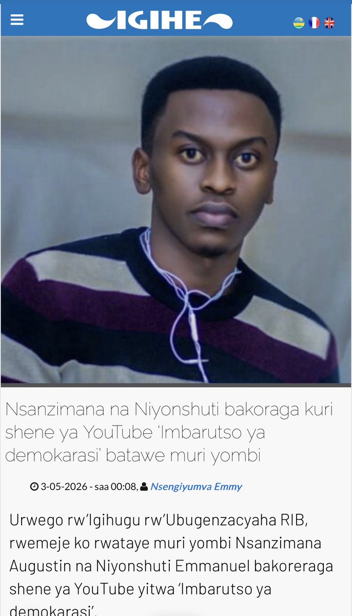 Niyongabo Eric Bukuru tweet media