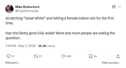 Non Winners of 2 Last 6M or NW5L (Lucien LaCroix) tweet media