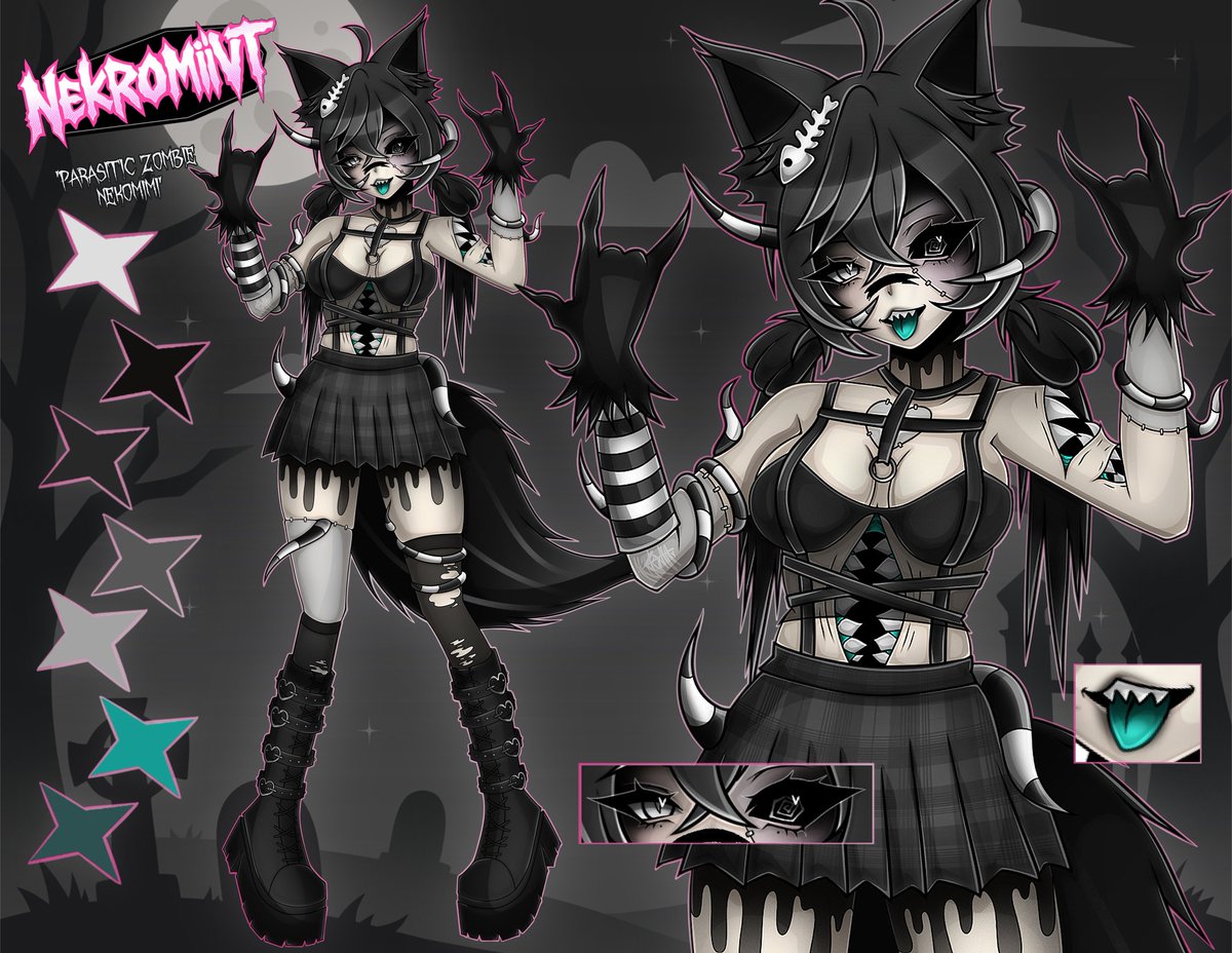 /ᐠ ◉ ˕ 𖦹マ NEKROMII 𖤐 VARTIST tweet media