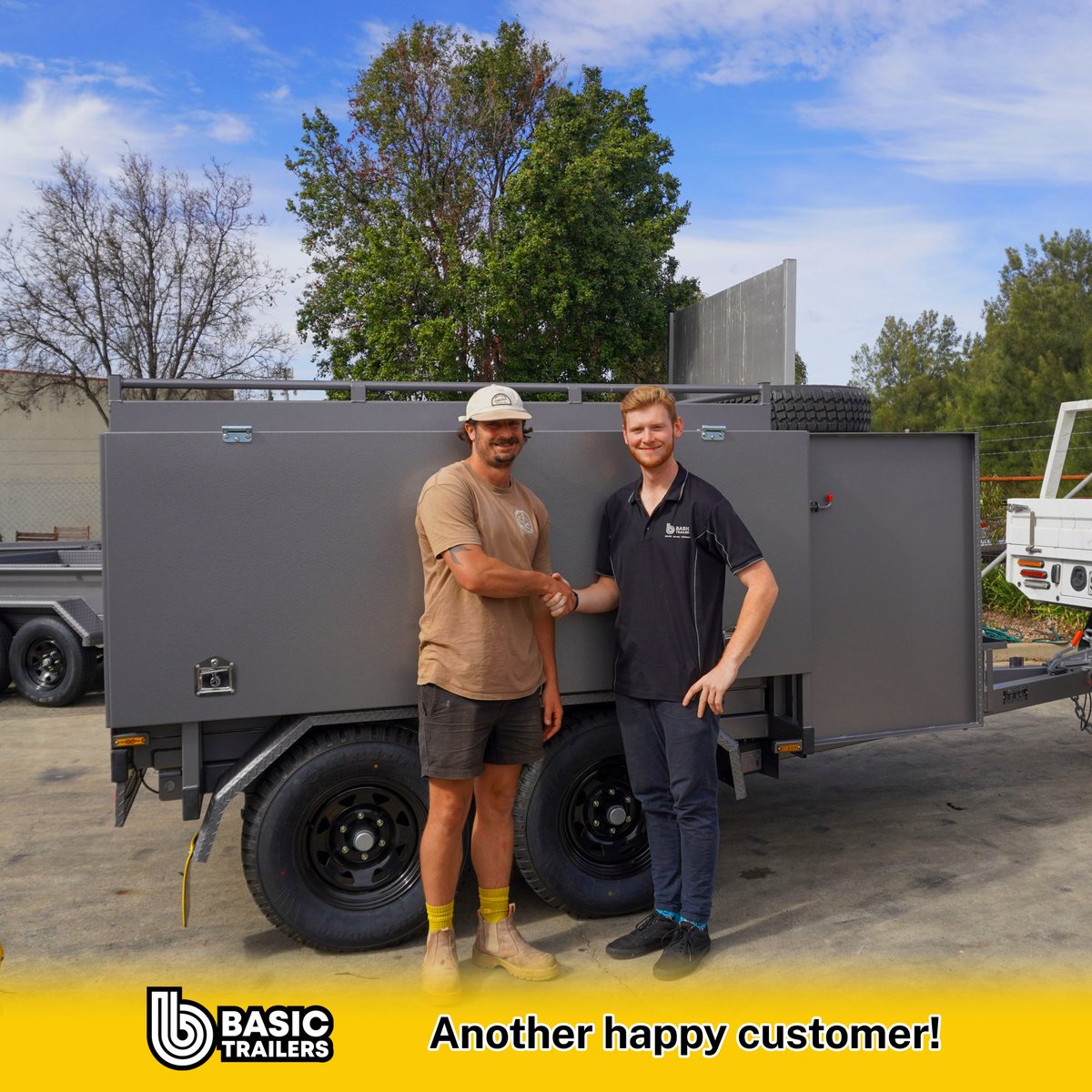basic_trailers's tweet image. Another happy customer out the gate 🙌

Ready to get straight to work with the new setup 💪

📞Call 𝟏𝟑𝟎𝟎 𝟕𝟕𝟎 𝟕𝟕𝟎 to start your trailer build 

#BasicTrailers #HappyCustomer #CustomerFeedback #ThankYou #SupportLocal #ShopLocal #SupportLocalSA #LocalBusiness