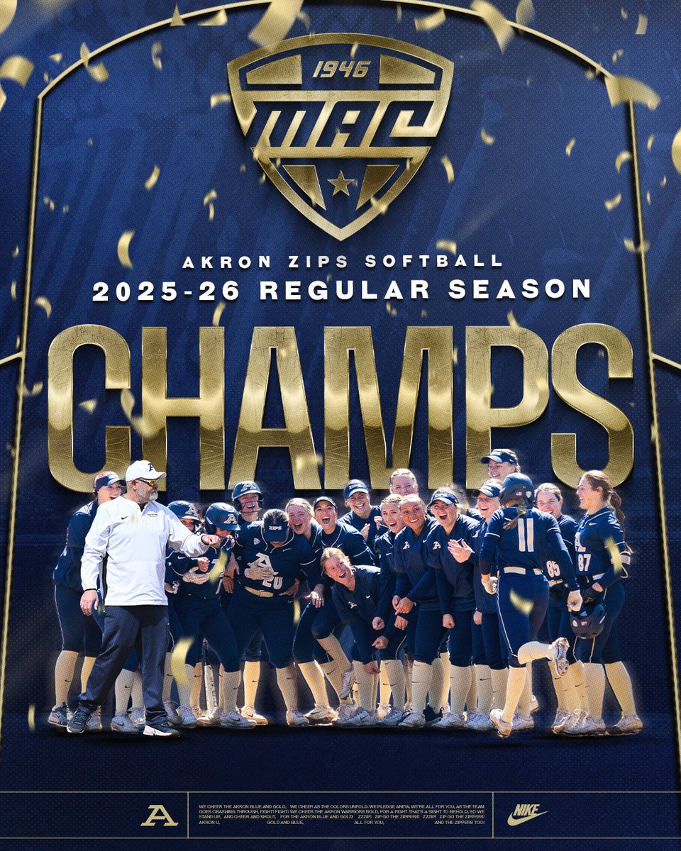 Akron Zips Softball tweet media