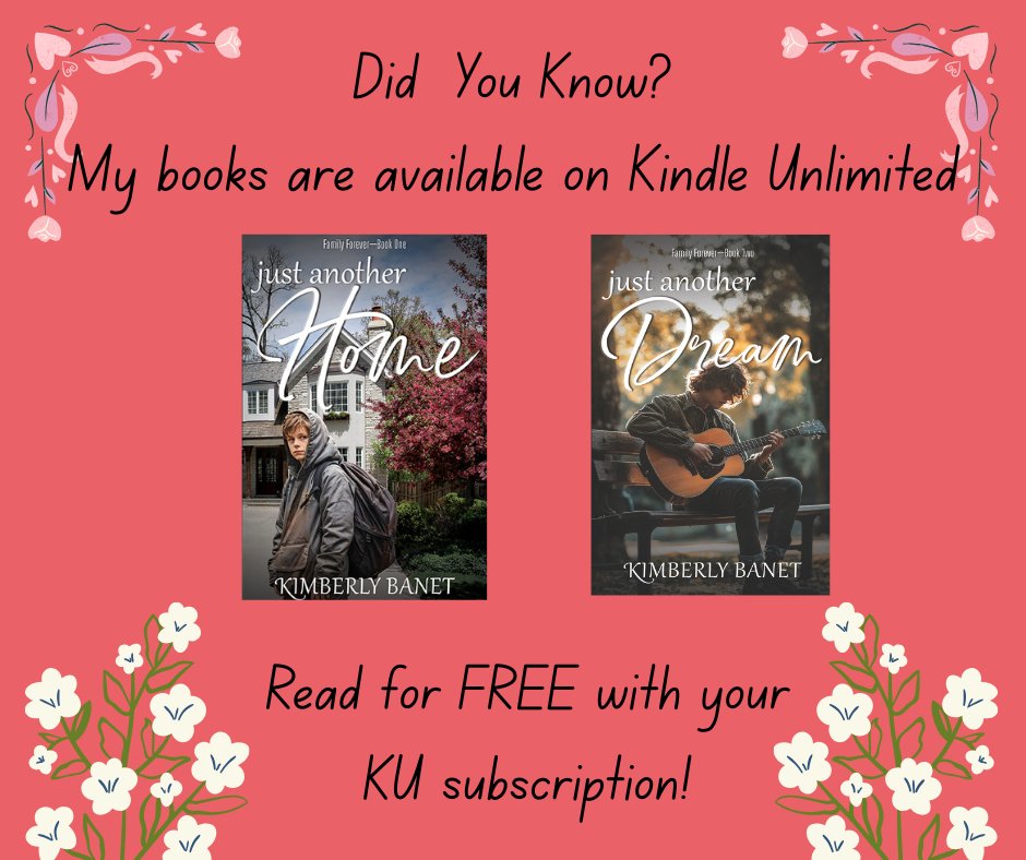 kimbanet_author's tweet image. Just Another Home and Just Another Dream are available in paperback, eBook and FREE if you have Kindle Unlimited!

#cleanfiction #christianfiction #fostercare #adoption #familydrama