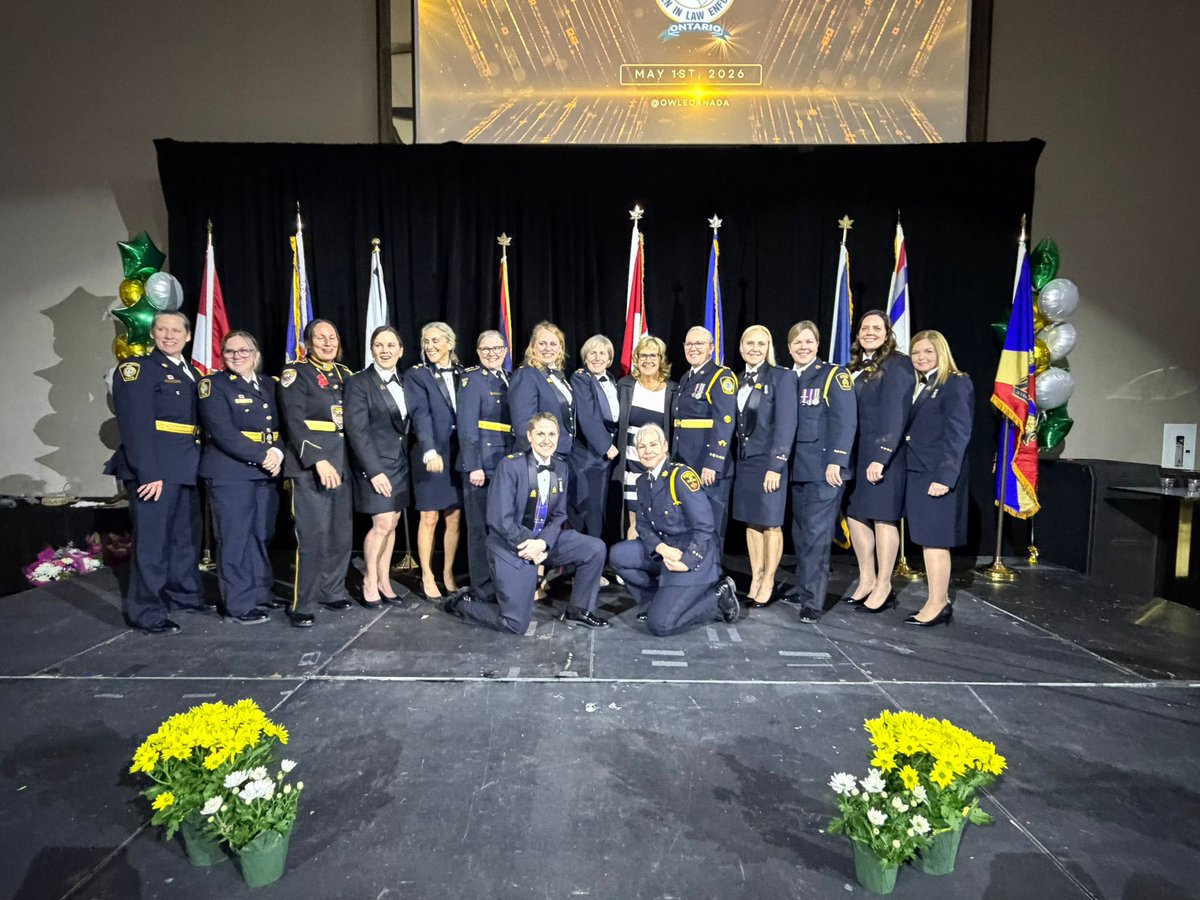 ShelleyPRP1997's tweet photo. Grateful to attend the OWLE gala last night. An incredible evening surrounded by strong, inspiring women leading across policing.
Great to reconnect with colleagues from the Leading Women program — and to see this event continue to grow every year. #OWLE https://t.co/aIxYSI1xai