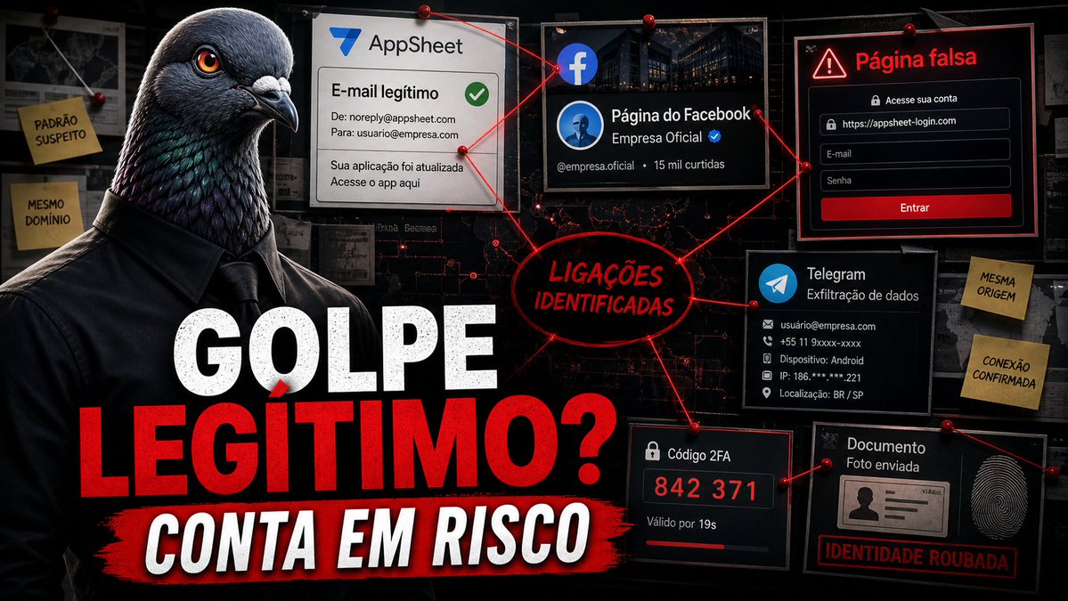 coachdeosasco's tweet image. O golpe veio pelo Google: 30 mil contas do Facebook no moedor

youtu.be/PBdu3a_8K_E

#cibersegurança #phishing #engenhariasocial #privacidadedigital #naoclica