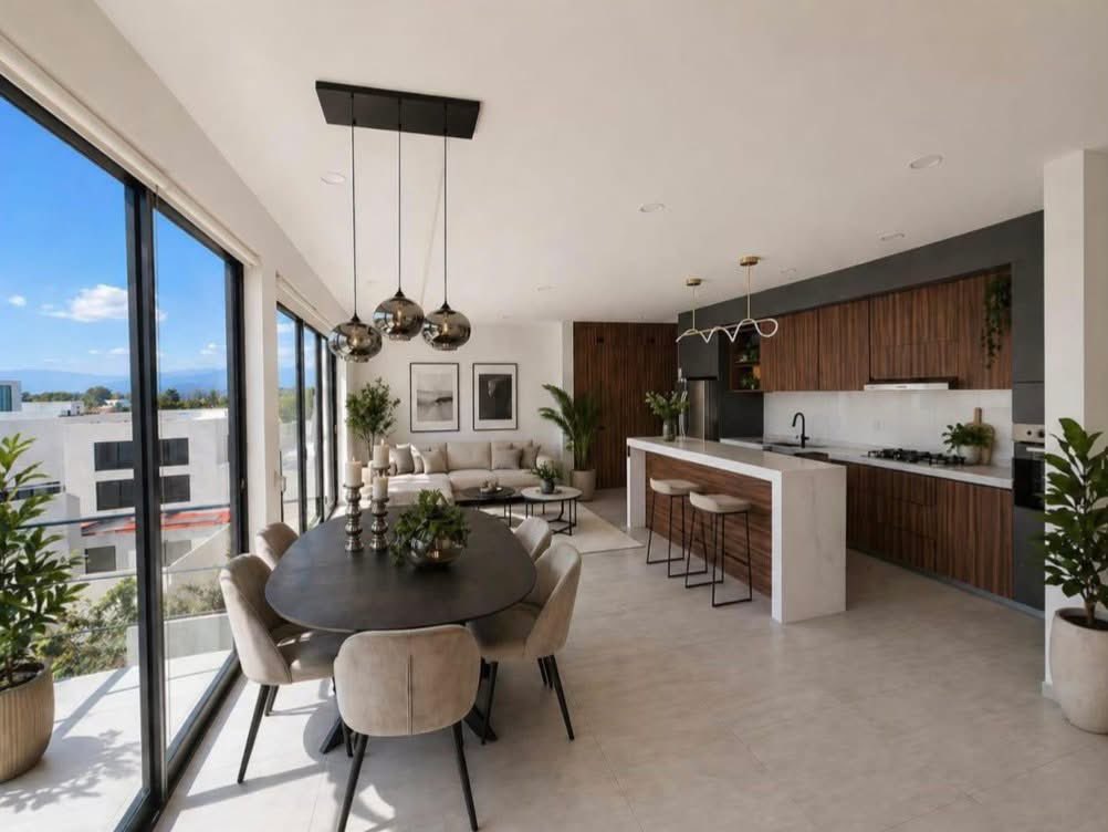 LAinMobiliaria9's tweet image. #VENTA #CASA #Moncayo #ZonaEsmeralda #EdoMex 

PRECIO $8,399,000.00 Mxn. 🤩

📐 Terreno: 150 m²
🏗️ Construcción: 310 m² 
3 Niveles + Roof Garden

Distribución:
- 3 Recámaras 🛌 con Vestidores 👗 y Baños Completos 🚿
- 2 Baños de Visitas 🚽
- Sala 🛋️ – Comedor 🍽️ con Balcón 🌅
-