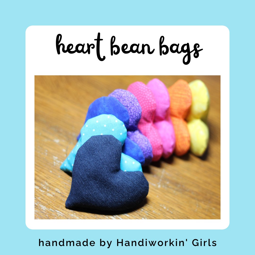 HandiworkinG's tweet image. Our heart-shaped bean bags come in six colors, with more available upon request: handiworkingirls.etsy.com/listing/157835… #shopsmall #shopEtsy #handmadelove #beanbags