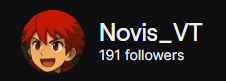 Novis_VT (Wolf-Boy VTuber) tweet media