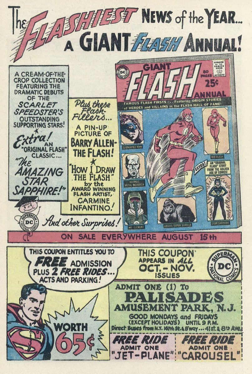AwWarts's tweet image. Superman DC National Comics 1963
#comicbooks