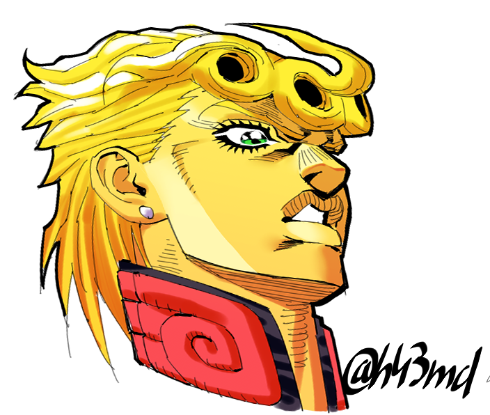 h43md's tweet photo. the low angle shots in jojo are always so sauced https://t.co/e8762FS99A