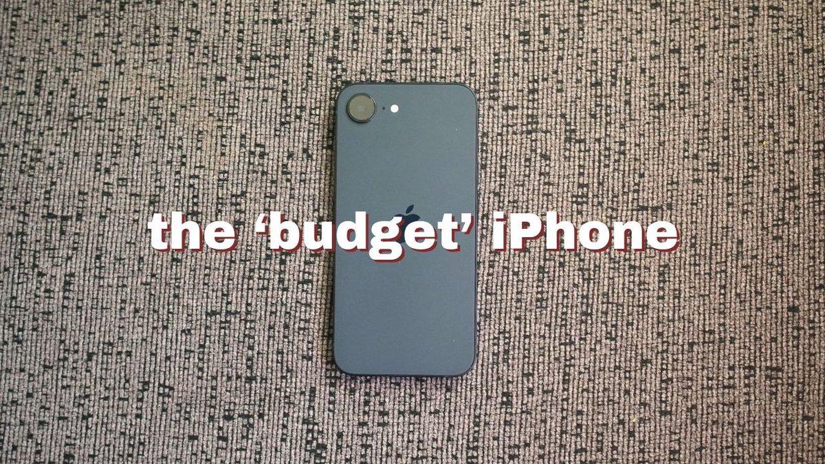 TechGuySmartBuy's tweet image. Our @apple #iPhone17e #Review: The Only Budget Thing Is The Price
buff.ly/mAlJalP