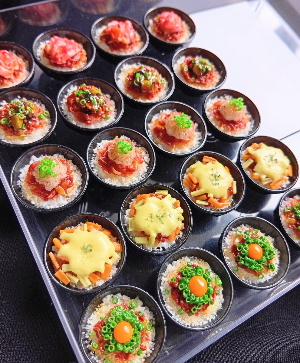 Zui/miniature food tweet media