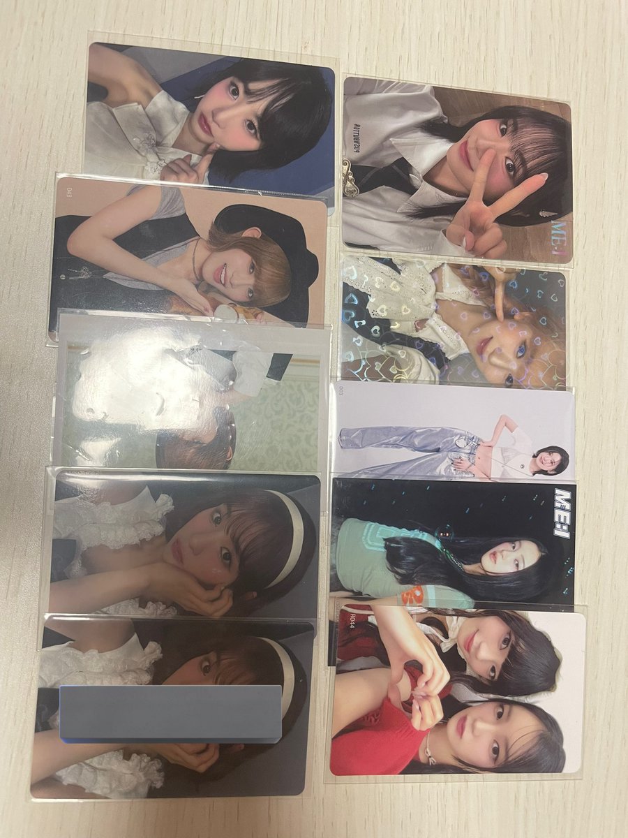 peyane_'s tweet photo. 求 高見文寧トレカ類（リプに貼ります）
グッズ類非常に求めておりますなんでも求めておりますのでお気軽にお声掛けください🙇🏻‍♀️
譲  画像の物+かぷっこふれんず清水恵子 佐々木心菜 山本すず 海老原鼓
郵送での交換希望です📮
 #ME_I交換   #ME_I_交換 https://t.co/rYXjgMfy17